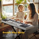 61 Key Piano Keyboard  Electric Piano Keyboard With Lighted Up Keys