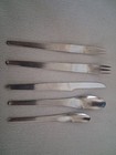 Arne Jacobsen A  Michelsen Danish Modern Stainless Flatware 70 s 80 s Vintage