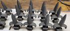 36 Piece Vintage Cast Iron Fence Finial Lot  Please Look And Read