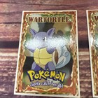 Vintage 1999 Pok  mon Vending Machine Sticker Card A a Made In Usa Lot Of 6