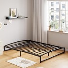 6 Inch High Metal Bed Frame Twin full queen king Size Easy To Assemble Black