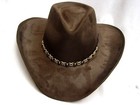 Brown Cowboy Pinched Front  Cattleman  Medium  New Going Out Of Business Buy Now