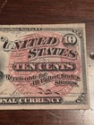 Fr 1257 10 Cents Fourth Issue Fractional Currency Note Large Seal Watermarked