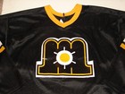Vintage Maine Mariners Hockey Minor League  Ahl Jersey By Ccm Size Xl - Usa Made