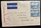 1942 Port Moresby Papua New Guinea Air Force Raaf Censored Cover To New Zealand