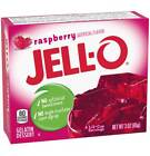 Jell-o Gelatin Dessert Mix Raspberry Flavor - 3 Oz - Pack Of 6