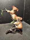 Koala Bear Figurine Climbing A Tree Franklin Mint 1988 Adorable