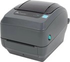 Zebra Gx430t Thermal Label Printer   Gray   Desktop Direct Thermal Good