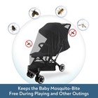 2 Pack Baby Mosquito Net For Stroller  Playard   Bassinet  Reusable Bug Net F   
