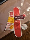 1960 Armour Franks Coins Original Wrapper Rare Cellophane