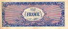 France Allied Military Currency Amc - 50 Francs  Xf Replacement
