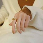 Customized Engraved Name Ring Handcrafted Personalized Jewelry Stainless Steel