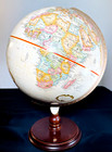 Vintage Replogle 12 Inch Raised Relief Rotating World Classic Series Globe