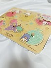 Sanrio Baby Wooden Fruit Puzzle Learning Toy  Kids Toddler Hello Kitty Japan New