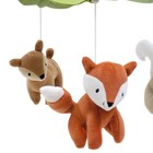 Lambs   Ivy Woodland Tales Multicolor Forest Animals Musical Baby Crib Mobile