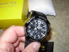 Invicta 50mm Aviator Flight Series Quartz Silicione Strap Watch Model 28099 New