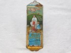 Antique Sharples Tubular Cream Separator Cow Litho Tin Sign Match Holder Safe