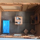 Playmobil Ranch House Furnished With Furniture  Fence   Figure
