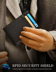 Slim Wallet With Money Clip Rfid Blocking Minimalist Bifold Wallet For Men Genui