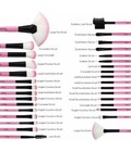 Daxstar Makeup Brushes 32pcs Premium Pink Brush Set For Full Make-up Blush Co   
