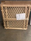 Evenflo Position   Lock Adjustable Baby Gate  For Infants   Pets  26 -42   Wood