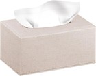 Leather Tissue Box Cover Rec  Stylish Tissues Box Holder Modern