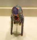 Hand Painted Signed Mexican Style  Wooden Horse Floral Unique Folk Art Decor