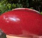 Rare   Beautiful  Antique Chinese Langyao Copper Red Glaze Brush Wash   Bowl