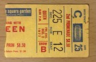 1977 Queen News Of The World Tour Madison Square Garden 12 2 Concert Ticket Stub