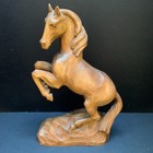 Vintage Wood Carved Horse Holzschnitzerei Oberammergau German Carving 12   