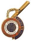 Vtg 1 20 12k Gold Filled Liuna 25-year Service Award Union Tie Tack Pin