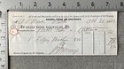 Grand Trunk Railway 1862 Receipt Of Payment From A P Morse In Boston