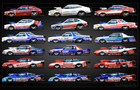 2 Bob Glidden Pro Stock Cars 17x11  Posters
