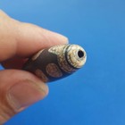 67 Tibetan Bead Old Agate 8 Eyed Ancient Amulet Necklace Tibet Eyes        Dzi Pure 