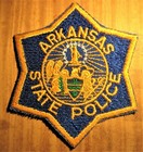Gemsco Nos Vintage Collectible Patch Police State Of Arkansas - Ar Original 1976