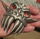 Dragon demon Belt Buckle  Antique