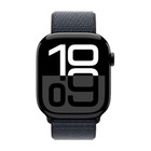 Apple Watch Series 10  gps  46mm Case W Ink Sport Loop Jet Black Mwwr3lw a 2024