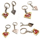 Dc Comics Superman Classic Retro Logo Movie Key Chain Cosplay Keychain Usa