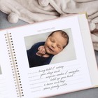 Keepsake Baby Memory Book For Boys And Girls     Timeless First 5 Year Baby Book