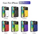 Shockproof Wallet Credit Card Holder Case For Iphone 16 Pro Max 15 14 13 12 11 X