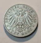 1903 J Germany Free Hanseatic City Of Hamburg 5 Mark  World Silver Coin