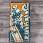 Miami Dolphins Latch Hooked Tuft Tapestry Wall Hanging Rug Vintage Nfl Football