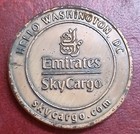 Usa Uae Medallion Emirated Sky Cargo Usa Capital Building 2 9x2 9cm
