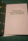 1x Clarkmas Vacation Holiday Greetings Christmas Card   Envelope 5 25 X 7 75