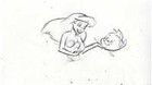 Original Storyboard Drawing Of Ariel And Flounder From Little Mermaid  Ariel s B