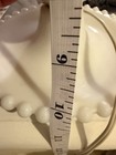 Vintage Hobnail Milk Glass Hurricane Accent Lamp Working 10   