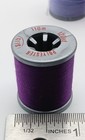 Lot Of 7 Vintage M  lnlycke Spun Syntet Sewing Thread Gray Spools Purple Blue
