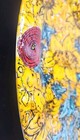 Montelupo Sunflowers Hand Painted Tray Artist Signed Italy 11  Ceramic Vintage