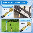 Camper Winterizing Kit Blowout Shut Off Valve Adapter Hose Faucet For Rv Trailer