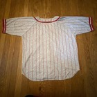 Vintage Compagnie Des Ameriques Chicago White Sox Style Pinstripe Jersey Os
